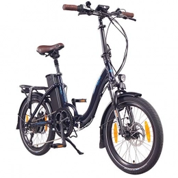 NCM Bike NCM Paris+ Folding E-Bike, electric bike, 250W, 36V 19Ah 684Wh Battery, 20" (Paris+ 20" Dark Blue)