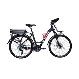 NGKWH Electric Bike NGKWH 26 Inch Electric Mountain Bike, 48V 250W Brushless Motor Traveling Electric Bicycle Butterfly Handlebar City Electric Bike (Color : Black, Size : 48V18A)