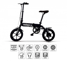 Nilox Bike Nilox E Bike X2 Plus, Electric Bike, Black, One Size