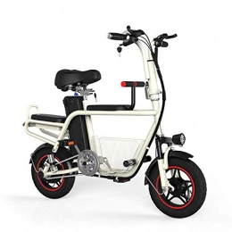 No/Brand Electric Bike NOBRAND RPHP12 inch electric bicycle detachable lithium battery electric bicycle carbon steel frame city electric bicycle light folding electric bicycle Suitable for men and women, cycling and hiking