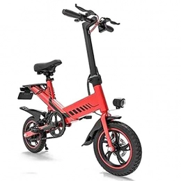 Oceanindw Bike Oceanindw 14" Parent-child Electric Bicycle, 400w Electric Bike for Adult with Removable 48v 7.5a Lithium Battery Electric Bike Folding Ladies Shopper City Bicycle Bike for Home Shopping Use