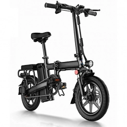 Oceanindw Bike Oceanindw Electric Bicycle, Lightweight Folding Bike Max Speed 25km / h for Teens Men Women City Bicycle Professional 7 Speed Transmission Gears