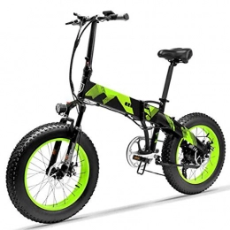 Oceanindw Electric Bike Oceanindw Folding Electric Bike, Comfort Bicycles Riding Assist Range Up 110km with Removable 48v 12.8ah Lithium-ion Battery Commute Ebike