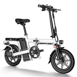 Oceanindw Bike Oceanindw Folding Electric Bike for Adults, Portable Urban Commuter E-bike with 48V Removable Large Capacity 6Ah Lithium-Ion Battery Mountain Bike