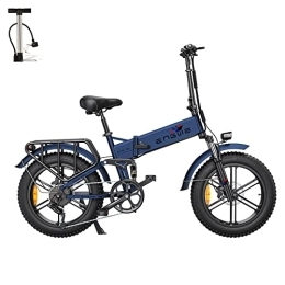 Fafrees  Official ] Fafrees ENGING PRO Fatbike 48V 16Ah Battery Removable Electric 20 Inch Bicycles Rear Shock Absorber Hydraulic Disc Brakes Fat Tire Foldable Ebike (blue)