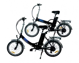 One pair, 2 pieces, 20 inch Swemo aluminium folding e-bike, Pedelec, SW100 and SW200, Sw100 & Sw200, black, 20 Zoll