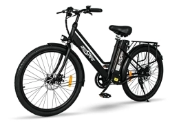 OneSport  Onesport Electric Bike for Adults, 26” Electric Commute Bike 250W Range of 100Km City Urban Ebike for Adults, 36V 7.5Ah Removable Lithium Battery, Shimano 7-Speed