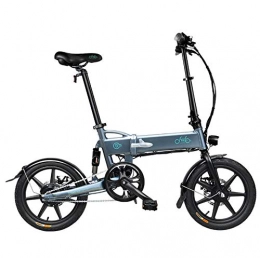 ONLYU Bike ONLYU 16 Inch Folding Electric Bike, 36V 250W Foldable E-Bike with Removable Large Capacity 7.8Ah Battery, Lightweight Bicycle for Adults Teens, Gray