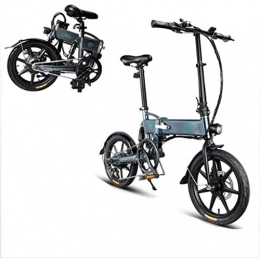 ONLYU Bike ONLYU Folding Electric Bike, 36V 250W Foldable E-Bike with Removable Large Capacity 7.8Ah Battery, 16 Inch Lightweight Bicycle for Adults Teens(Gray)