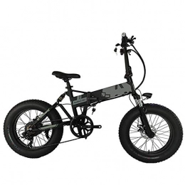 ONLYU Electric Bike ONLYU Portable Electric Bike, Lightweight Aluminum Alloy 48V350W Motor E-Bike 20" Tire 7 Speed Folding Small Mountain Bike for Young Man Cycling
