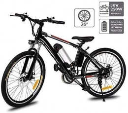 Oppikle Electric Bike Oppikle 26'' Electric Mountain Bike with Removable Large Capacity Lithium-Ion Battery (36V 250W), Electric Bike 21 Speed Gear and Three Working Modes (Unfoldable-Black)