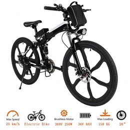 Oppikle Bike Oppikle Bike For Adults 26" Mountain Bike with 250W Motor Ebike 21 Speed Gear with Removable Lithium Battery and Battery Charger and Three Working Modes