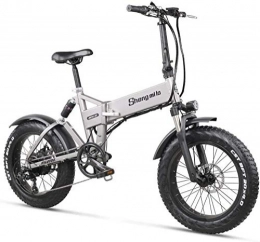 Oulida Bike Oulida Electric bicycle, Mountain bikes electric motor electric bicycle folding lithium aluminum frame 20 inch tread fat adult 48V500W electric snowmobile woo (Color : -, Size : -)