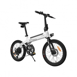OUXI Bike OUXI HIMO C20 Electric Bike, Folding Electric Moped Bicycle with 250W 10Ah Max Speed 25 km / h Urban Commuter Folding E-bike for Adults (White)