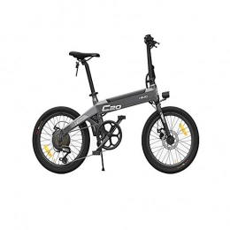 OUXI Electric Bike OUXI HIMO C20 Mountain Bike for Adults, Electric City Bikes with 250W 36V 10AH lithium Battery and Shimano 6 Variable Speed System for Outdoor Sports and Commute, Max Speed 25km / h (Gray)