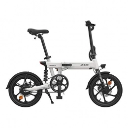 OUXI Electric Bike OUXI HIMO Z16 Mountain Bike for Adults, Electric City Bikes with 10AH 250W lithium Battery and Shimano 6 Variable Speed System for Outdoor Sports and Commute (HIMO Z16 WHITE)
