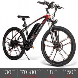 OUXI Electric Bike OUXI MY-SM26 Mountain Bike, Electric City Bike Fat Tire 3 Modes Shimano 21 Speed with 48V 350W 8Ah Lithium-ion battery Bicycle Suitable for Men Women Adults