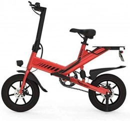 MIYNTB Bike Parent-Child Electric Bicycle, Lithium Battery Ultra Light Step Portable Small Portable Ultra Light Adult Female Small with Mother And Child