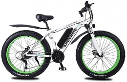 PARTAS Electric Bike PARTAS Sightseeing / Commuting Tool - Electric Bikes For Adult, 26 Inch 4.0 Fat Tire Electric Mountain Bike, 350w High Speed Motor 36v Lithium Battery 27 Speed Transmission Suitable For All Terrain
