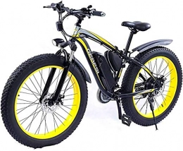 PARTAS Electric Bike PARTAS Travel Convenience A Healthy Trip Adultelectric Mountain Bike, 26 Inch Snow Electric Bike, 36V / 350W Fat Tire Bike And 21 Speed Adjustment- Front And Rear Disc Brakes Mountain Bike