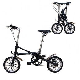 Pc-Glq Electric Bike Pc-Glq 14" Electric Bicycle, Small Bicycle, 250W Foldable City Electric Bicycle, Detachable Battery, Three Modes, Maximum Speed 25Km / H, 36V / 8AH Lithium Battery, Black