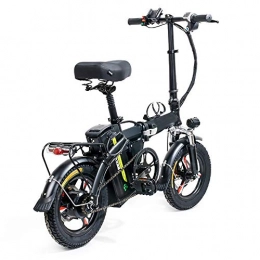 Pc-Glq Bike Pc-Glq 14" Folding Electric Bike, 400W City Commuter Ebike, Removable lithium battery 48V 8AH / 13AH with Three Working Modes Electric Bicycle for Adults and Teenagers, 8AH