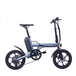 Pc-Glq Electric Bike Pc-Glq 16" Electric Bikes for Adult, 250W Aluminum Alloy Ebikes Bicycles All Terrain, 36V / 13Ah Removable Lithium-Ion Battery, Mountain Ebike, Blue