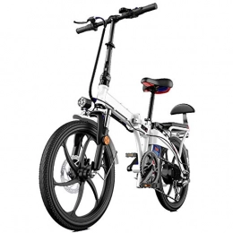 Pc-Glq Electric Bike Pc-Glq 20" Foldaway City Electric Bike, Assisted Electric Bicycle 250W Sport Bicycle with 48V Removable Lithium Battery