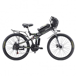 Pc-Glq Electric Bike Pc-Glq Electric Bike, Folding Electric, High Carbon Steel Material Mountain Bike with 26" Super, 21 Speed Gears, 500W Motor Removable, Lithium Battery 48V, Black