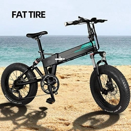 Phaewo Bike Phaewo Electric Mountain Bike20x4 inch 250W 7-Speed Aluminum Foldable Electric Bicyle with Fat Tires, Electric Power Assist (50 Miles), with Removable Battery and LCD Display