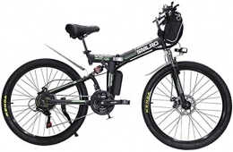 PIAOLING Electric Bike PIAOLING Profession Electric Bicycle Ebikes Folding Ebike for Adults, 26Inch Electric Mountain Bike City E-Bike, Lightweight Bicycle for Teens Men Women Inventory clearance (Color : Black)