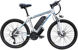 PLYY Electric Bike PLYY 26'' Electric Mountain Bike Removable Large Capacity Lithium-Ion Battery (48V 350W), Electric Bike 21 Speed Gear Three Working Modes (Color : Blue)