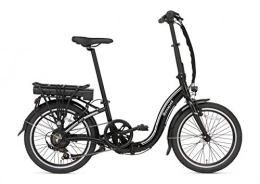 POPAL Electric Bike POPAL E-Folt 1.0 20 Inch 20 cm Unisex 6SP Rim Brakes Black