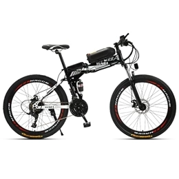 PrimaevalColossus Electric Bike PrimaevalColossus Electric Mountain Bike wiht Removable Lithium Battery E-Bike Adult Motor Powered Mountain Bicycle 21 Speed Integrated Wheel Ebike, White