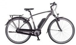 Puch Electric Bike Puch Stadrad E-SL 28 Inch 53 cm Men 8SP Hydraulic Rim Brakes Matte Grey