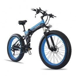 QBAMTX Bike QBAMTX Folding Electric Bicycle Fat Tire Electric Bike for Adults E-Bike with 1000W Detachable Lithium Battery Beach Dirt Electric Bike Snow Moped Electric Bike 21-speed Up To 28MPH