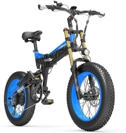 QDCFY Electric Bike QDCFY X3000plus-UP 20 Inch 4.0 Fat Tire Snow Bike (blue)