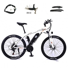 QDWRF Electric Bike QDWRF Electric Bike E Bike 26 Inch Tire Electric Bike Ebike with 36V 8Ah / 10Ah / 13AH Lithium Battery, 350W Stable Brushless Motor and 27 Gear 8AH