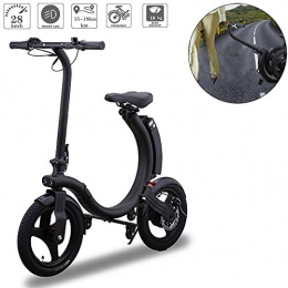 QHTC Bike QHTC Electric Bike, C-Type Folding Electric Folding Electric Bike14-Inch Electric Bicycle Moped with Removable Battery Lightweight 15Kg / 33Lbs Suitable for Men Women City Commuting, Red
