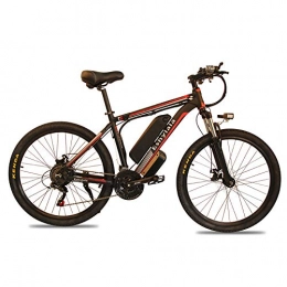 QININQ Electric Bike QININQ 26 Inch 350W Electric Mountain Bike 36V / 8 Ah Removable Battery E-Bikes for Men and Women, Electric Bikes for Adults with 21 Speed and Suspension Fork, LCD Display with USB