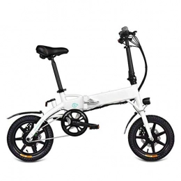 Qinmo Electric Bike Qinmo Electric bicycle, E-Bike Foldable Electric Mountain Bikes for Adults 250W Motor 36V 7.8Ah Lithium-Ion Battery LED Display for Outdoor Cycling Travel City Commuting(White)