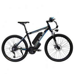 Qinmo Electric Bike Qinmo Electric bicycle, Electric City Bike 26'' E-Bike Removable 48V / 10Ah Lithium-Ion Battery 21-Level Shift Assisted Mountain Bike Dual Disc Brakes Three Working Modes Bicycle for Commuting