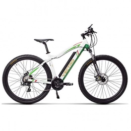 Qinmo Electric Bike Qinmo Electric mountain bike, 29-inch electric bike, with removable 36V 13AH lithium ion battery, suitable for men, women, outdoor sports riding (Color : White)