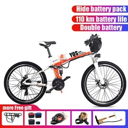 Qnlly Bike Qnlly Electric Bike High Speed 110KM Built-in Lithium Battery Ebike 26inch Off Road Electric Mountain Bike Full Suspension