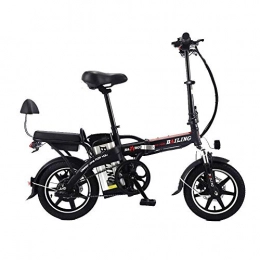 QUETAZHI Electric Bike QUETAZHI 350W Foldable Portable Electric Bicycle Speed APP 48V 22AH Lithium Ion Battery Having An Aluminum Electric Bicycle Electric Bicycle APP Set Waterproof QU526 (Color : Black)