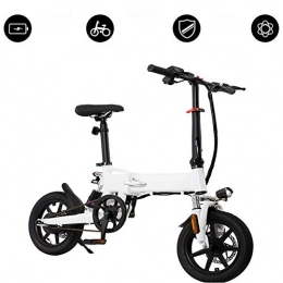 QYL Electric Bike QYL Electric Bicycle, with LED Headlights Folding Mountain Bike for Adults, Disc Brake 21 Speed Magnesium Alloy Rim