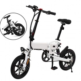 QYL Bike QYL Electric Mountain Bike for Adults 7.8AH 250W 36V Lightweight with LED Headlights Folding Ebike, Disc Brake