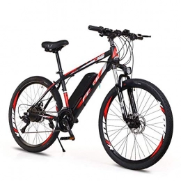 QYL Electric Bike QYL Electric Mountain Bike, Magnesium Alloy Ebikes Bicycles All Terrain 36V 8AH Lithium-Ion Battery for Adults, 21 Speed Shifter, A