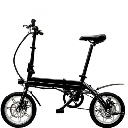 QYL Bike QYL Folding Electric Bike Lightweight with 250W / 36V Battery Max Speed 25Km / H 16 Inch Wheels Dual-Disc Brakes for Men Women City Commuting, Black