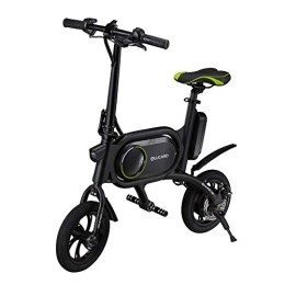 QYSHH Folding Electric Bike, Electric Scooter 12 inch 36V Folding E-bike with 5.2 Ah Lithium Battery, Adult Mini Folding Electric Car Bike, City Bicycle Max Speed 25 km/h